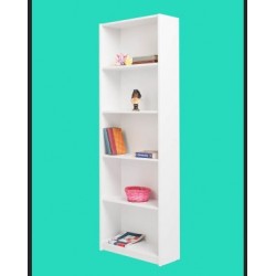 Mobilya Sepeti (MS 110) MDF 5 Raflı Kitaplık Beyaz